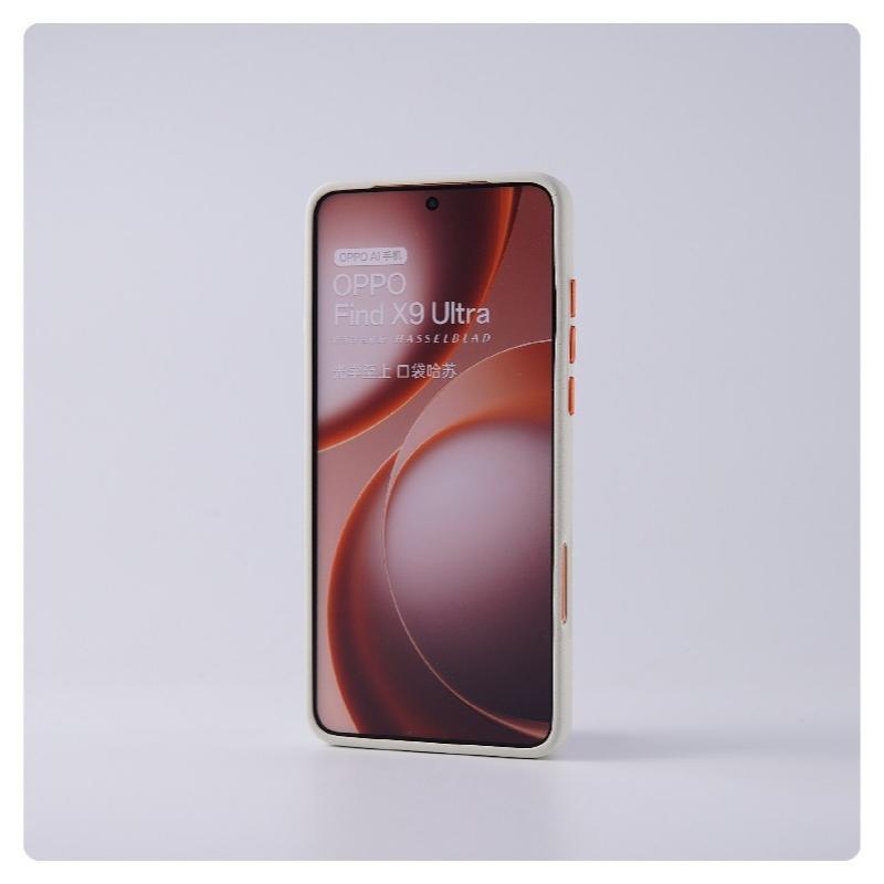 Per OPPO Find X9 Ultra Custodia Lusso Magnetica Anello 360° Per MagSafe Copri Telefono Sabbia Rocciosa Opaca Bordi Morbidi Guscio Antiurto