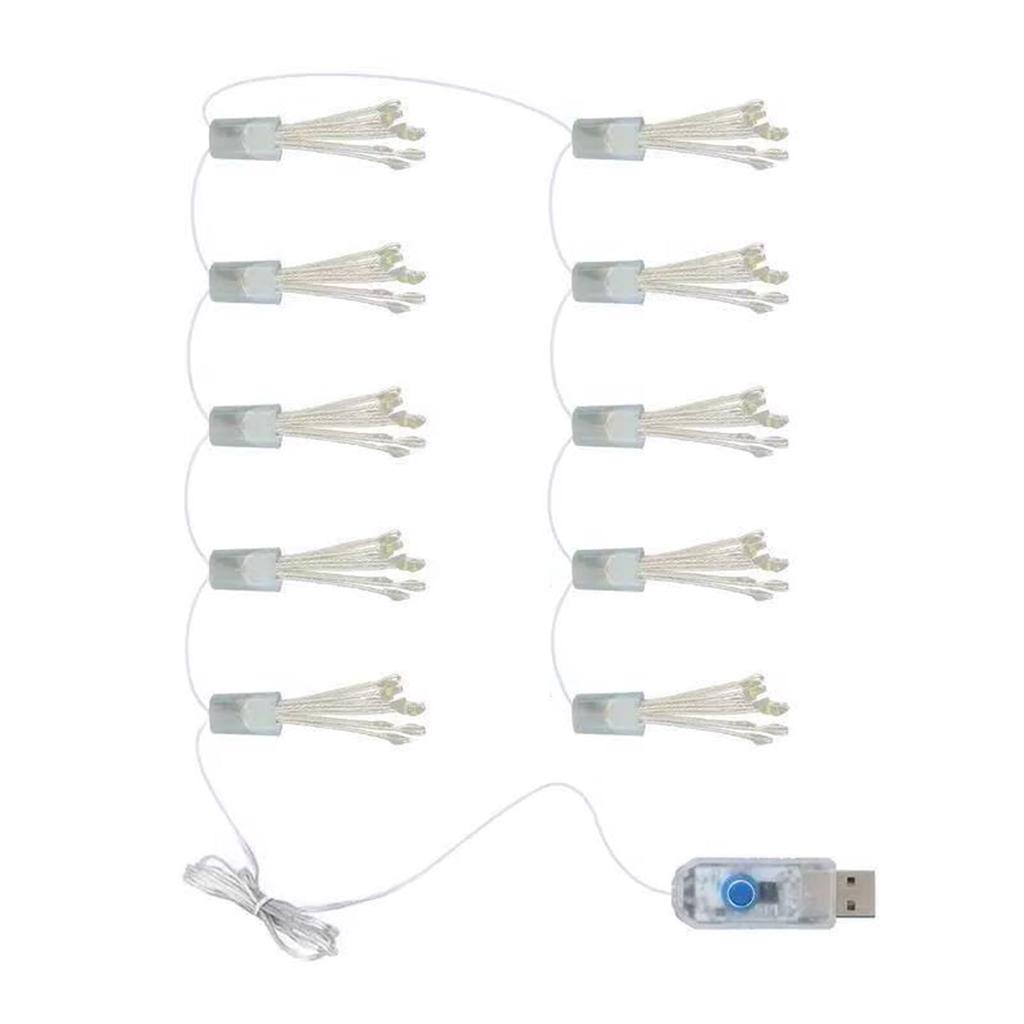 LED Fairy Lights, Flexible Copper Wire String Lights, USB Powered Lights, Remote Control, 8 Modes, 6 Levels Brightness,