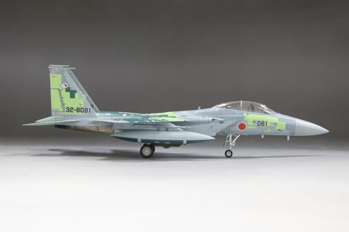 Fine Molds 1/72 Düsenflugzeug Serie, Japanische Luftselbstverteidigungsstreitkräfte F-15DJ Aggressor, Digitale Tarnung, Grün, Plastikmodell, FK05 (Flugzeug)