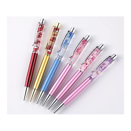 Sanrio Herbarium Ballpoint Pen Kiki & Lala (Blue) Black