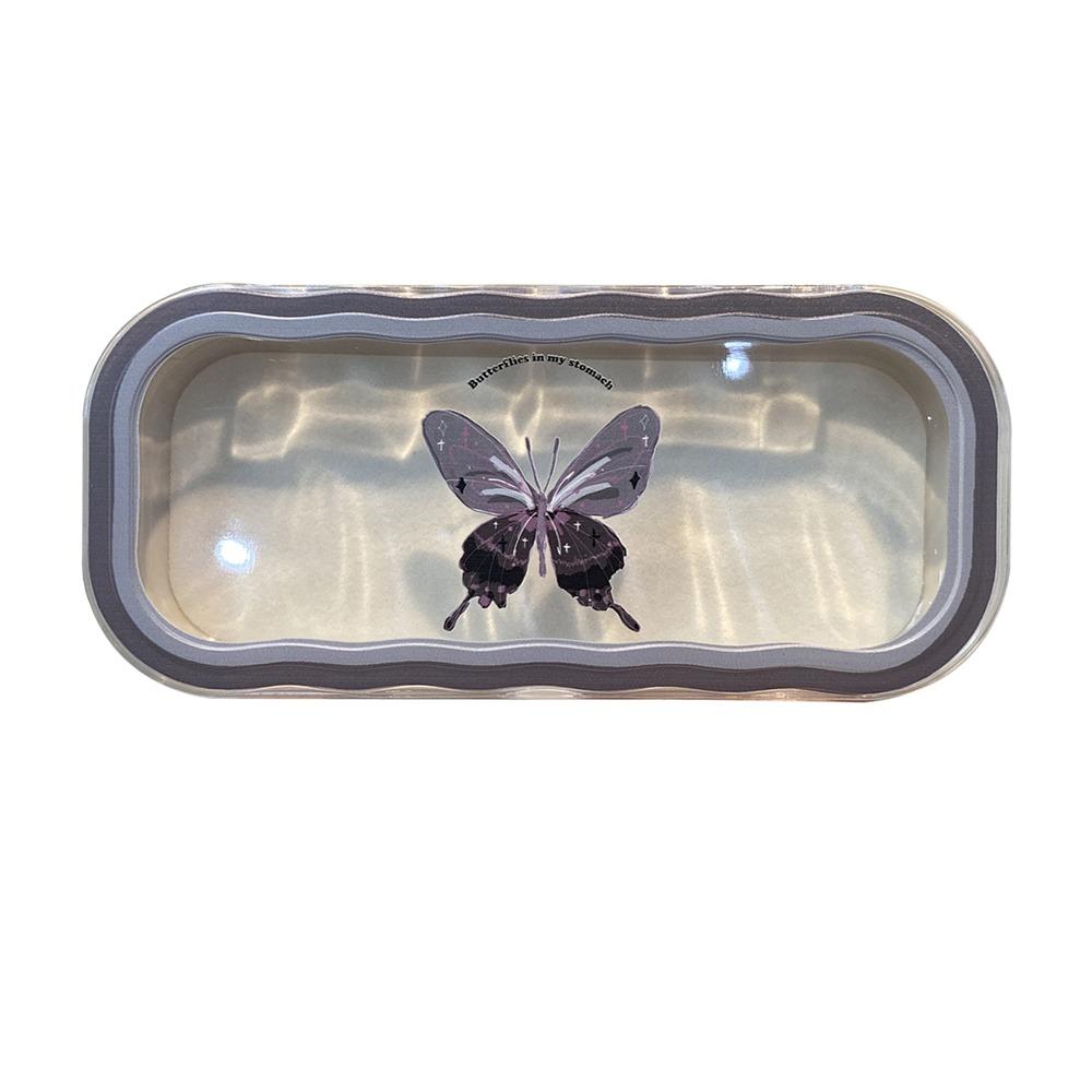 Kawaii Bowknot Transparent Glasses Case Butterfly Flower Sunglasses Storage Box Glasses Protective Case Gifts for Girls