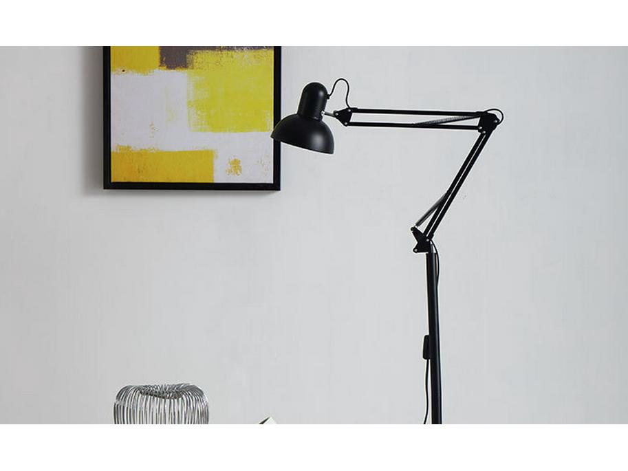 American Wrought Iron LED Floor & Table Lamps for Living Room, Eye-Protection, Therapy, Embroidery, Painting, Mahjong, & Fishing.