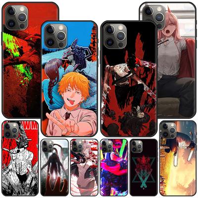 Japan Anime Chainsaw Man Case For Apple Iphone 14 11 13 Mini 12 Pro Max Xr 7 8 +Se 2020 Xs 6 6s Plus 5 5s Silicone Phone Cover