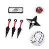 Available: Kakashi Mask, Naruto Kunai & Shuriken, Konoha Headband Set