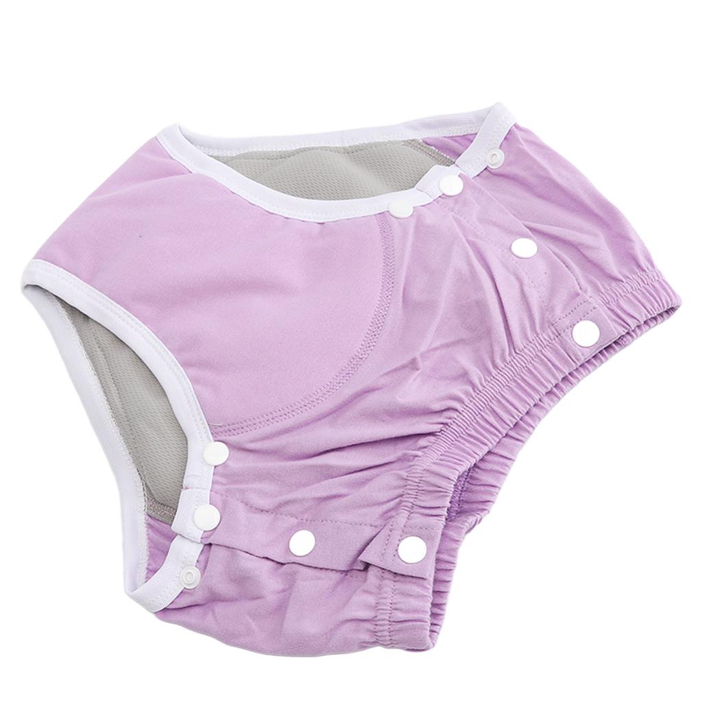 Washable Incontinence Underpants Pure Cotton Reusable Highly Absorbent Leakage Proof Adults Cloth Di