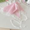 Sweet Flower Triangle Hair Scarf Women Headband Trendy French Pastoral Lace Headwear Girls Scarves Summer Hair Accessories