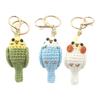 Hand-Crocheted Bird Keychain and Yarn Bag Charm with Split Key Ring and Lobster Clasp for Key Carrying and Bag Decoration