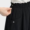 New FILA Casual Long Skirt Women's Jet Black F11W538304F-BK