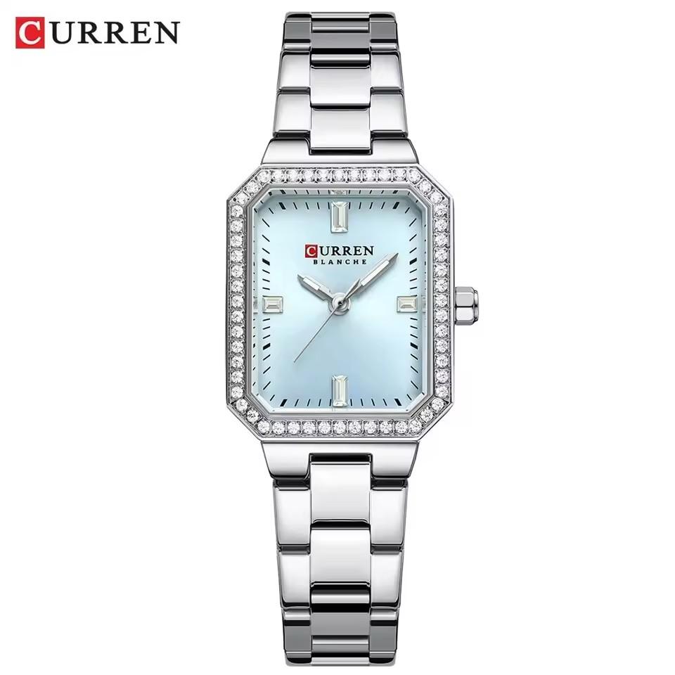 Curren 9102 Luxury Diamond Women s Quartz Watch Luminous Ladies Wristwatch Stainless Steel Ice Diamond Bracelet Casual Clock