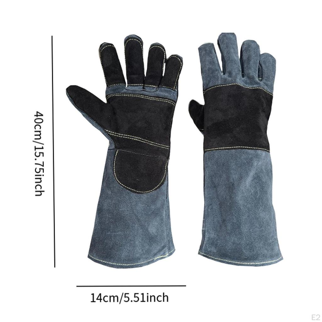 Welding Gloves, Long Arm, Professional, Premium, Use Outdoors, Work Gloves for Men, Father