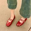 Fashion Footwear Round Toe Ladies Mary Janes Flats Shoes Soft Female Buckle Strap Fashion Shallow Women Flats With Shoes  lady