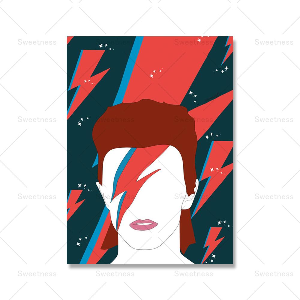 David-Bowie Song Lyric Arctic Monkeys Vintage Nordic Posters And Prints Wall Art Canvas Painting Wall Pictures For Living Room No Frame