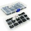 260pcs M3 Nylon Hex Spacer Screw Nut Assortment Kit Standoff Plastic Black