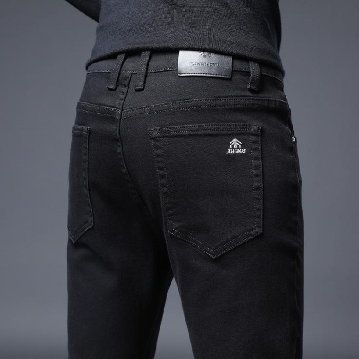 Herbst und Winter Neue Jeans Herren Slim Small Straight Young Business Casual Four Seasons Trend Hose