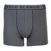 Lot de 2 boxers gris imprimé fleurs et uni Homme SERGE BLANCO