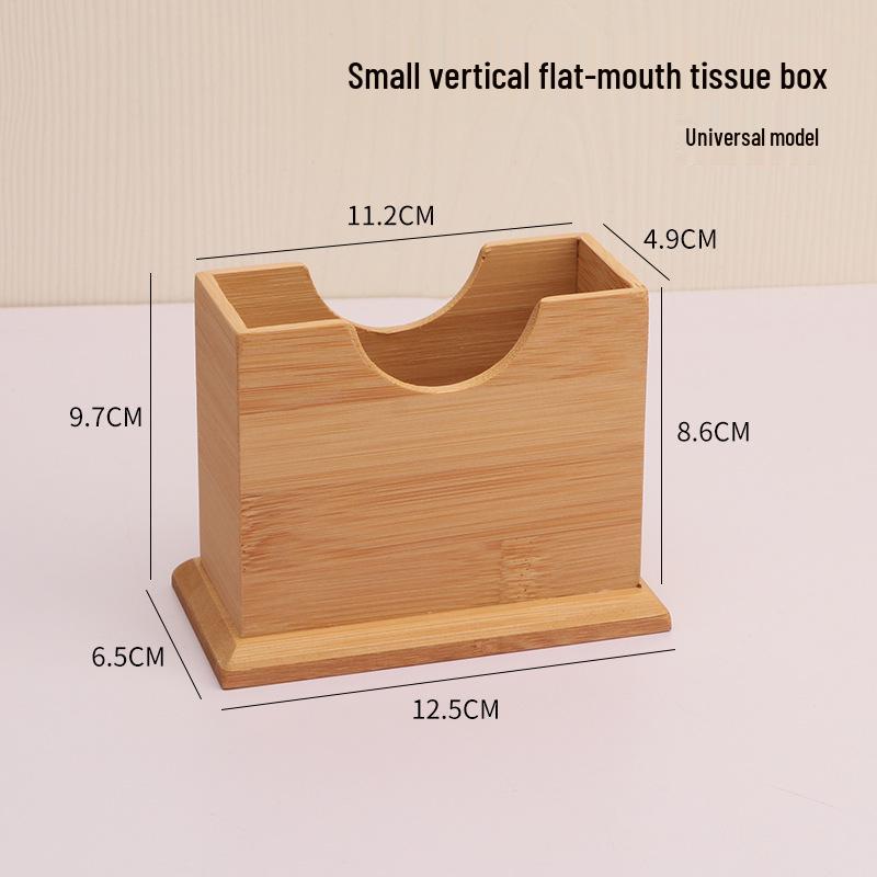 Custom Printed Wooden Napkin and Tissue Box for Restaurants and Hotels