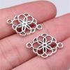 Connettori Fiore a Lavoro Aperto Gancio per Ciondolo Colore Bronzo Antico Creazione Gioielli Accessori Fatti a Mano Connettori per Ciondoli