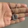Bohemian Moon Sun Face Pendant Necklace With Alloy Charm For Fashion Women And Men