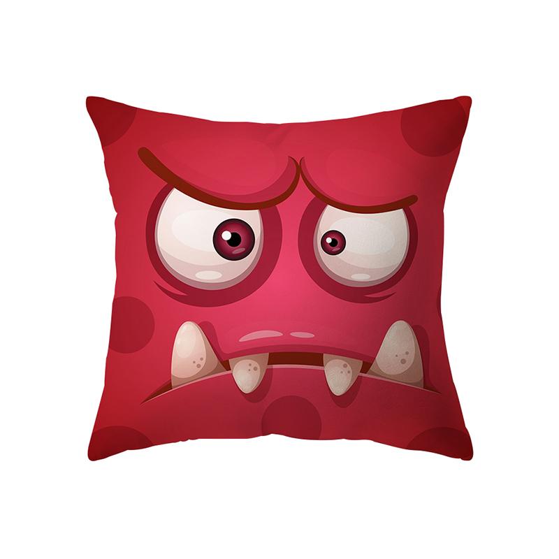 Alphabet Halloween Theme Pillow Cover Sofa Cushion  Holiday Gift Party Decoration Home Decor