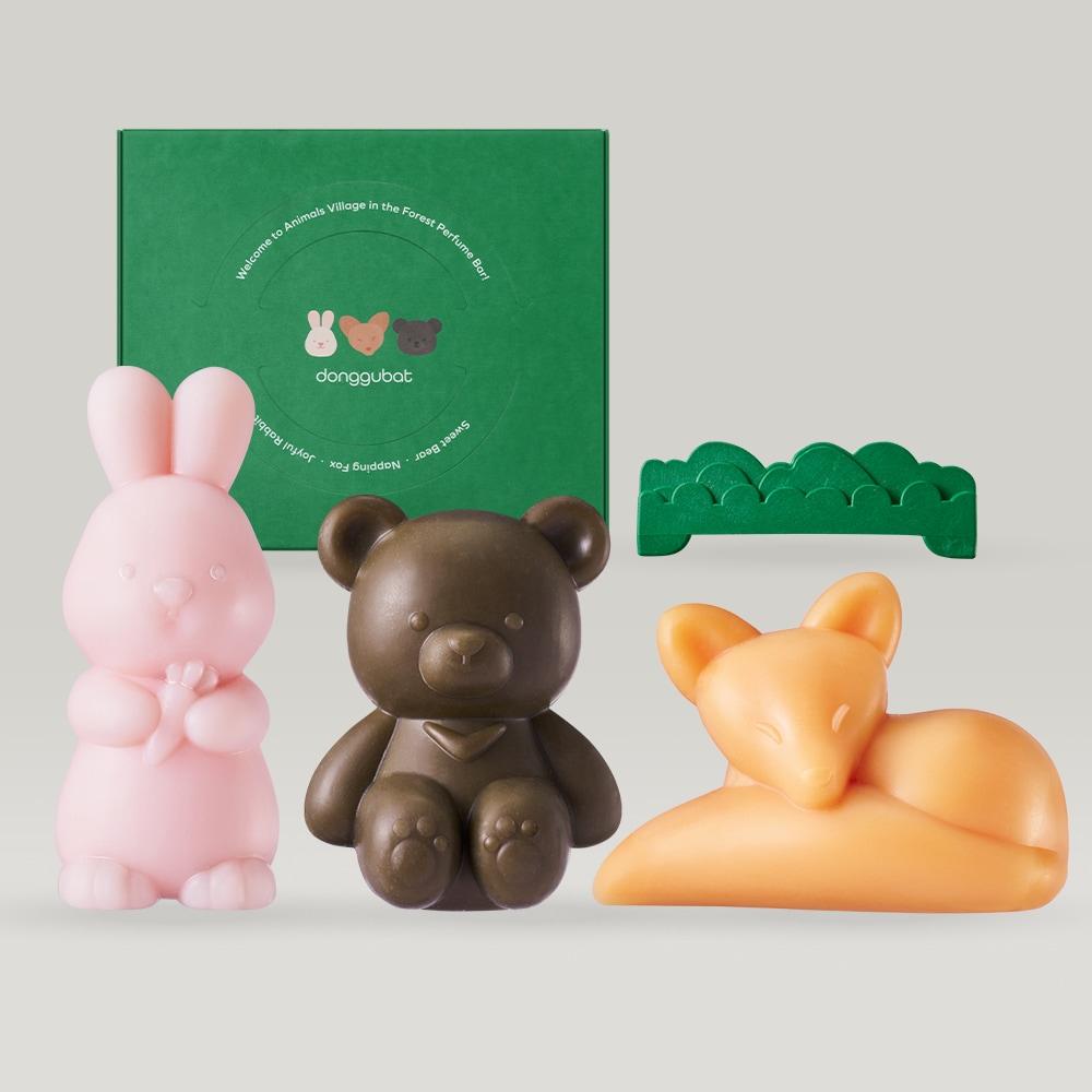 

donggubat Forest Animals Perfume Bar Set 100g after drying