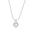 STMN07 Gold Plated White Shell Heart Pendant Necklace Rope Edge Adjustable Handmade Fashion for Women Stainless Steel Jewelry