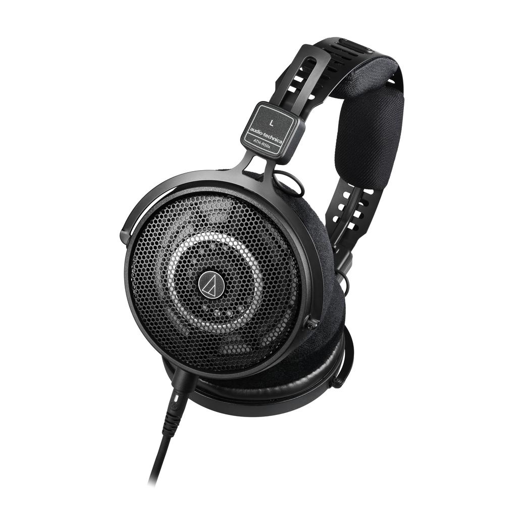 Audio-Technica ATH-R50x Open-Back Wired Monitor Headphones [For DTM, Mixing, Mastering, and Music Listening, with Detachable 3.0m1.2m Cable and