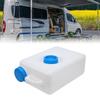 Armazenamento de Água para RV de 5 Galões 18L LLDPE 17x29x45cm Recipiente Portátil para Armazenamento de Água para Trailers Barcos Iates Motorhome