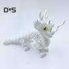 3D-gedruckte Drachenfigur, Fotografie-Requisite, realistisch aussehende, leuchtende Farbe, Mini-Drachenstatue, Zappelspielzeug für Erwachsene und Kinder