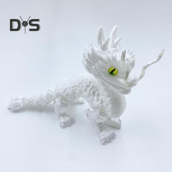 3D-gedruckte Drachenfigur, Fotografie-Requisite, realistisch aussehende, leuchtende Farbe, Mini-Drachenstatue, Zappelspielzeug für Erwachsene und Kinder