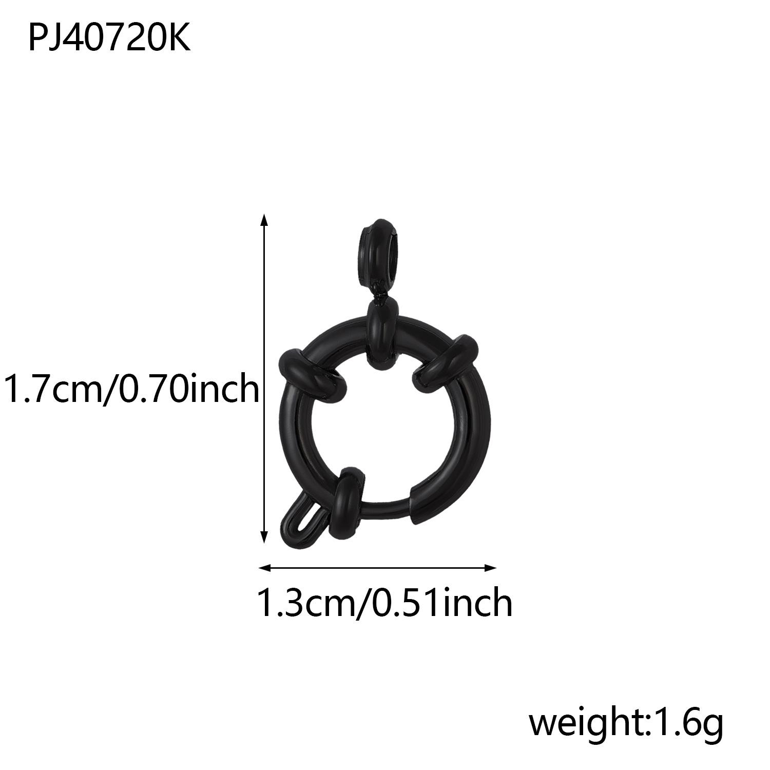 

CARLIDANA 2PCS High Quality Stainless Steel Round Wire Spring Snap Rings Connect Necklace Buckle Jewelry Findings Components