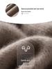 2025 Autumn/Winter Women's Thickened Cashmere Half-Zip Sweater - Loose Fit & Slimming Solid Color Pullover