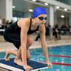 Silicone Swim Cap High Elasticity Waterproof Swimming Hat Ear Protection Comfortable Fit Stretchable Material Durable Design
