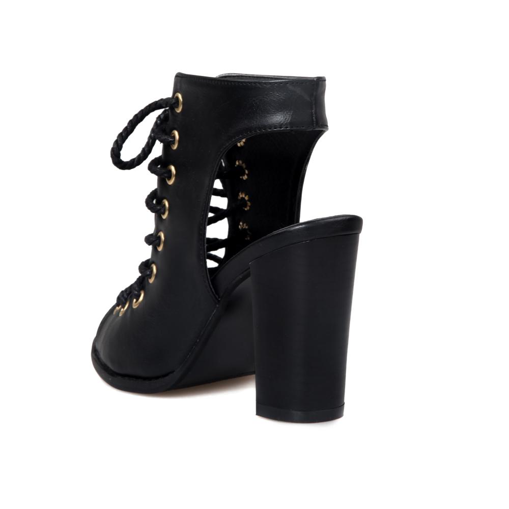 Dámské sandály na vysokém podpatku léto nové boty s tlustým podpatkem a rybí špičkou velká velikost římské sandály