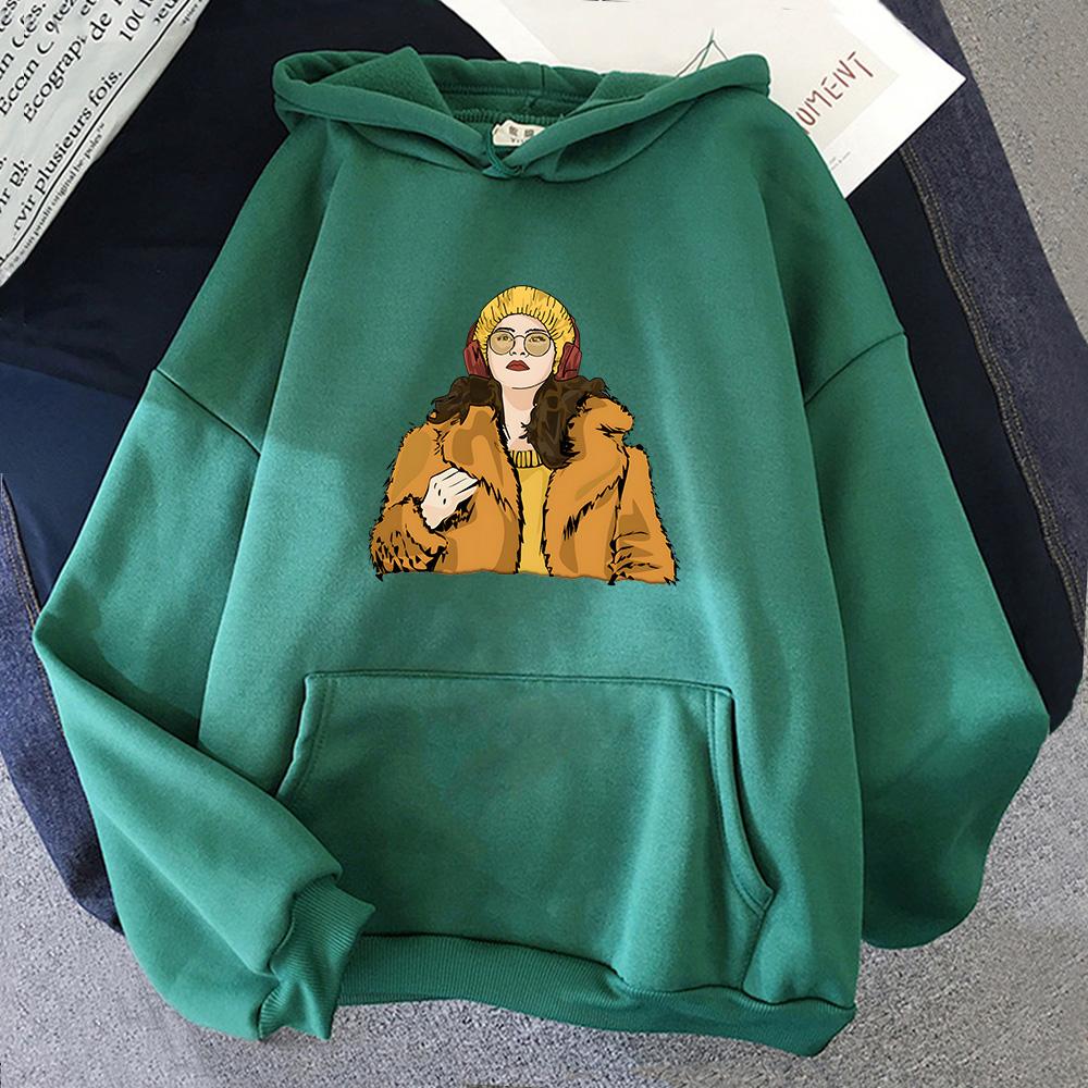 SelenaGomez NUR MÖRDER im GEBÄUDE Hoodie Kapuzenpullover Langarm Kleidung Fleece Damen Kleidung Mode Grafikdruck Pullover
