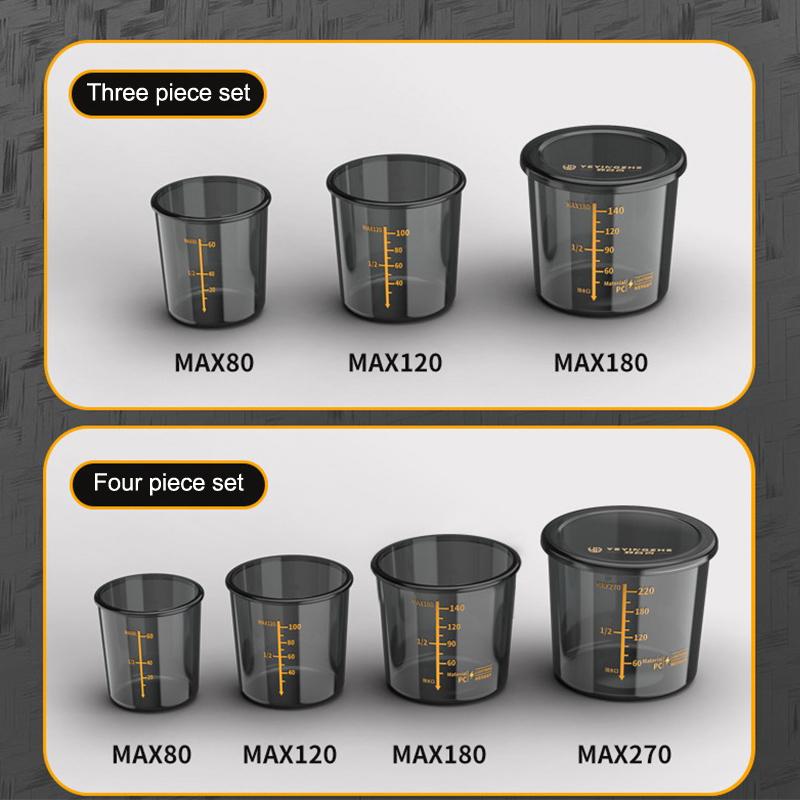 Fishing Bait Measuring Cup With Graduations, High Transparency, Shockproof, Thickened, Portable Fishing Tackle
