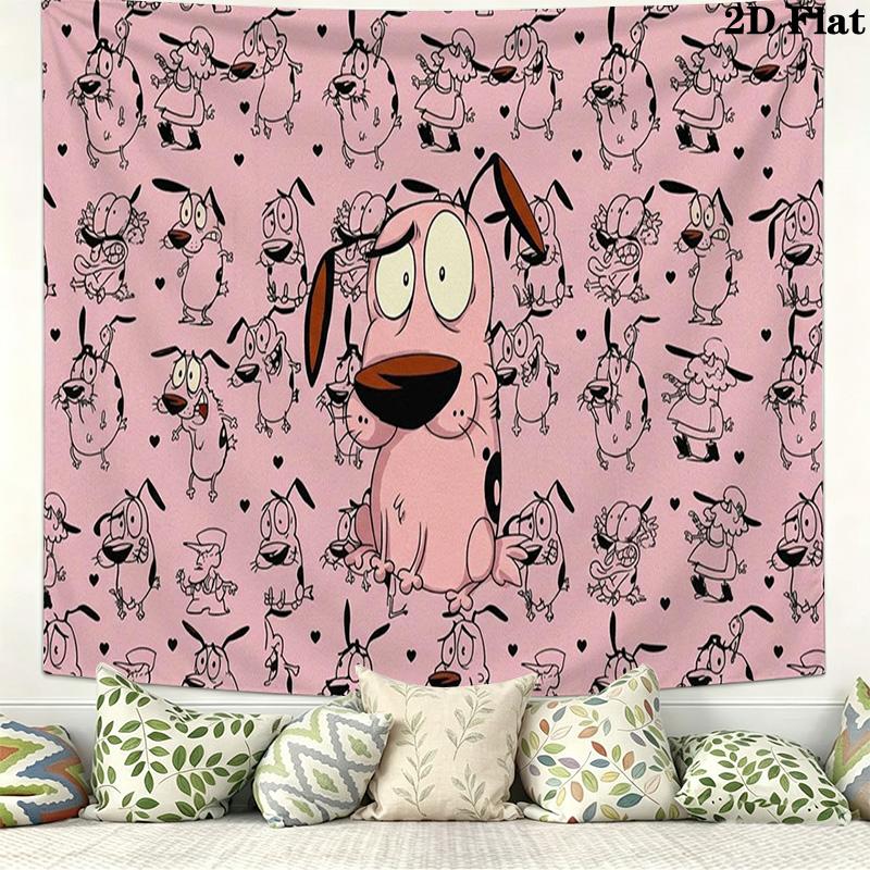 Courage Wall Tapestry Aesthetic Wall Hanging Printed Fabric Blanket Decorative Tapestries for Bedroom Living Room Home Decor