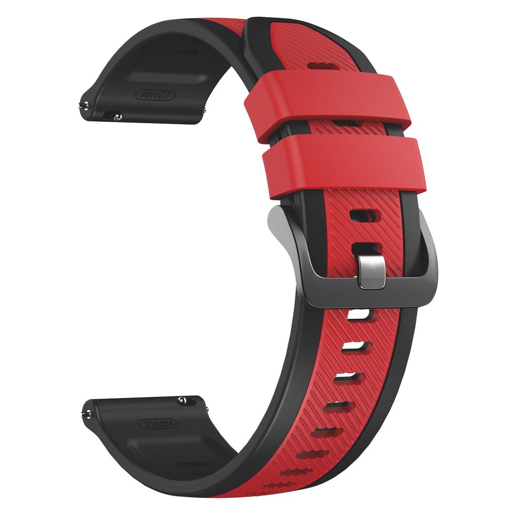 22mm Silicone Strap For Samsung Galaxy Gear S3 Classic/Watch 3 45mm Rubber Band For HUAWEI Watch GT6 pro/GT6 5 4 3 46mm Bracelet