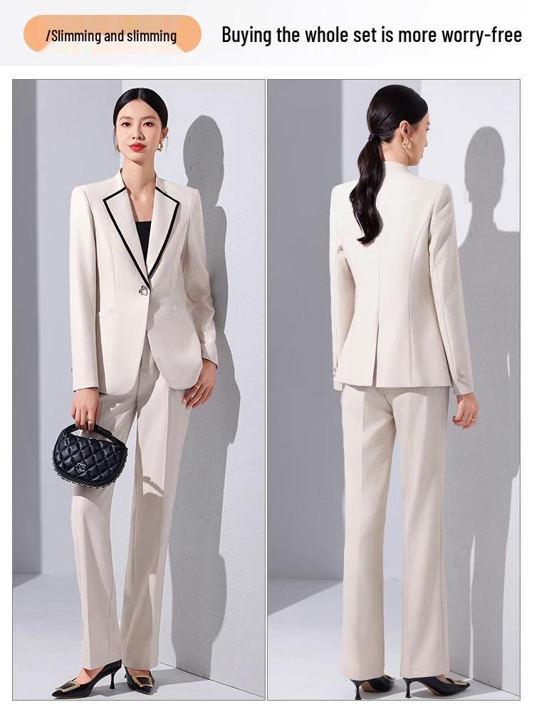 High-End Women's Slim Fit Blazer Suit Set for Spring & Autumn