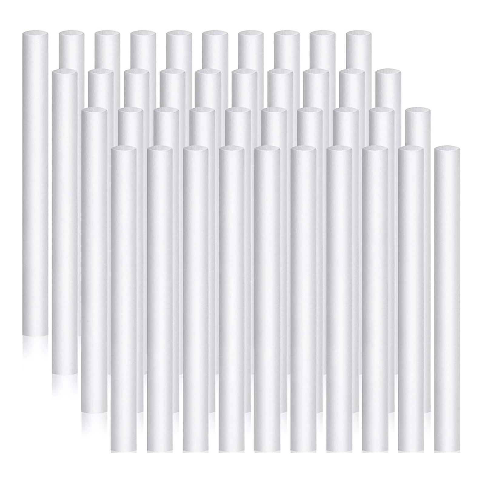 

40 штук Хлопковые фильтрующие стержни для увлажнителя Заправки Фитили для USB-питания Диффузоры тумана Портативная замена диффузора