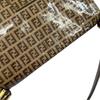 FENDI Zucchino mamma bucket Shoulder Bag Brown Women one belt used