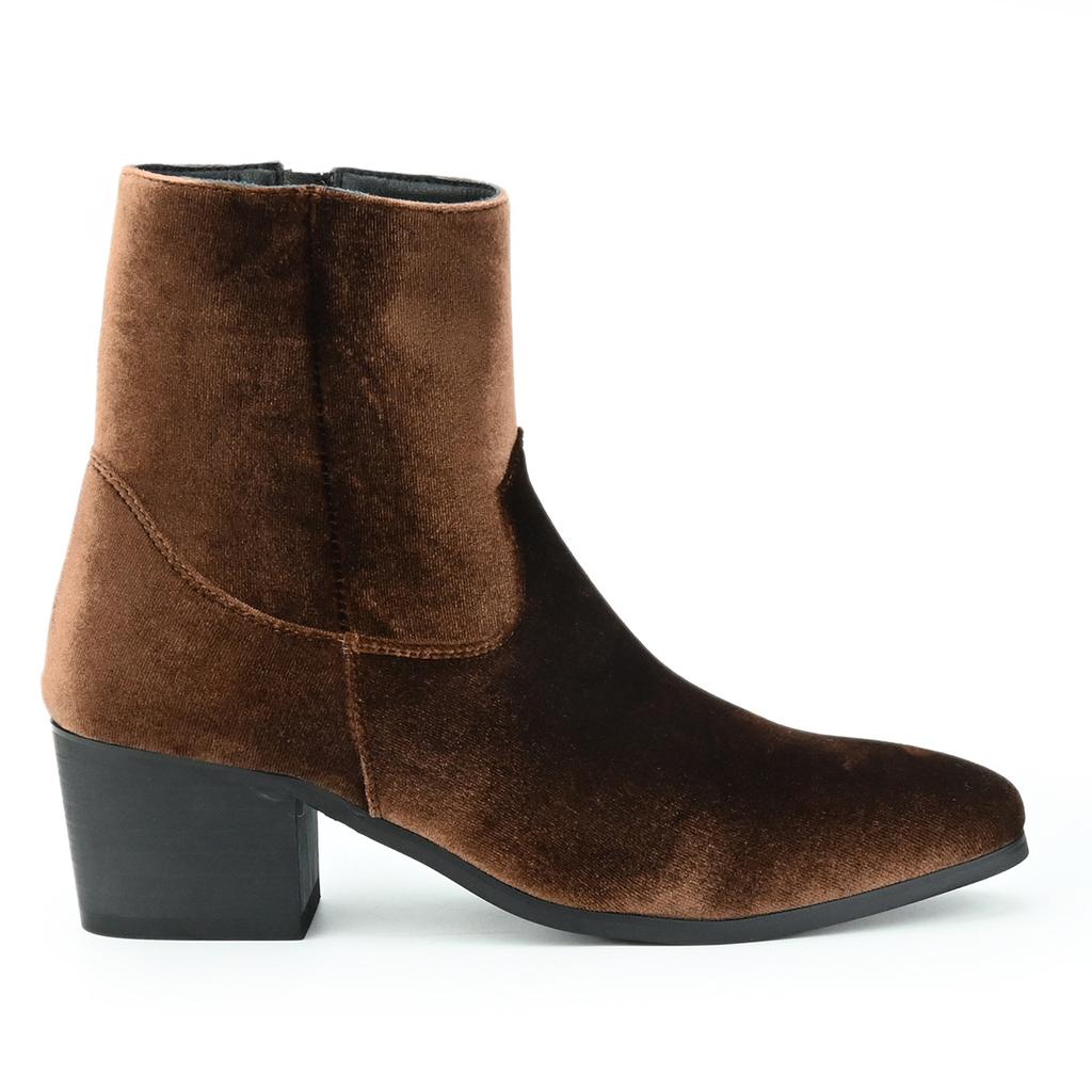 Men's High Heels Short Boots Outdoor Sports Men's Motorcycle Boots Chelsea boots