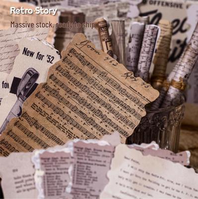 Retro Paper Journal Decor & DIY Sticker Pack for Ita Bags