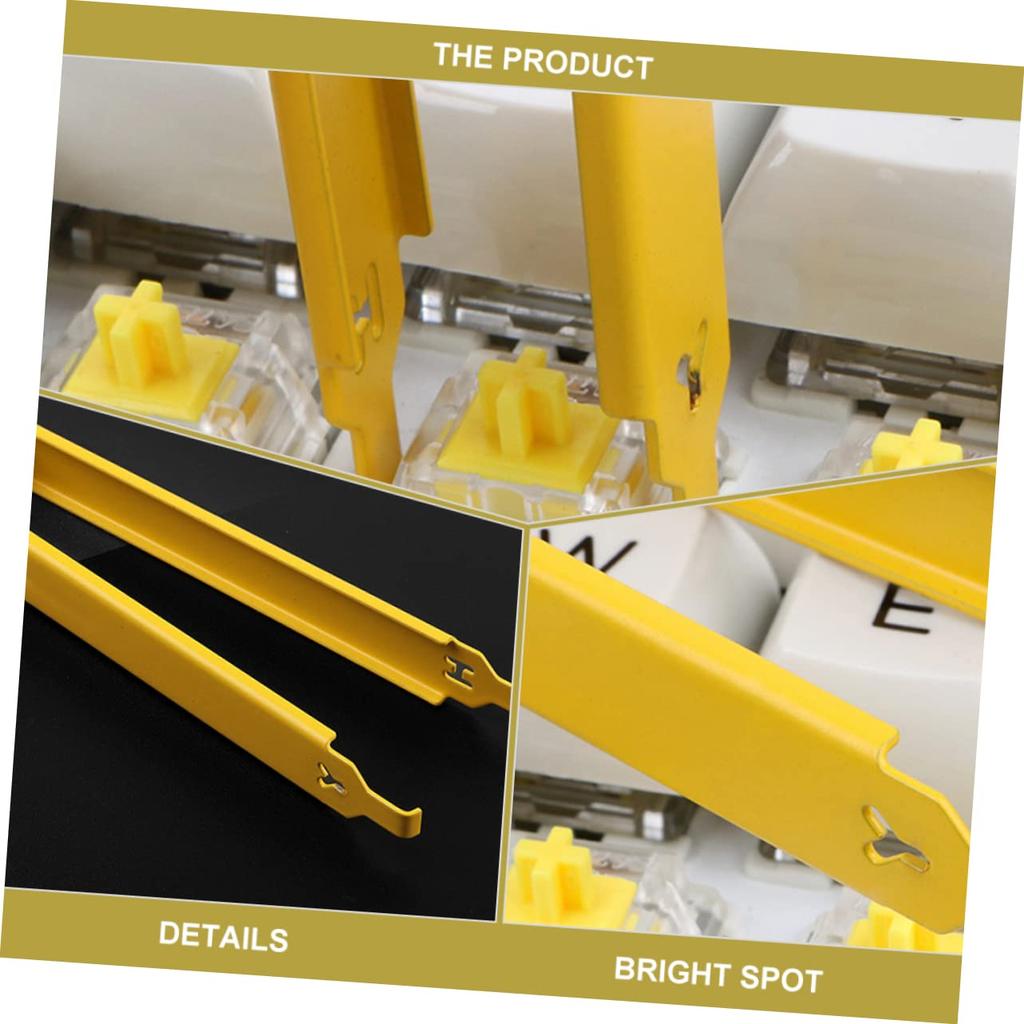 VORCOOL Shaft Puller Switch Remover for Computer Keyboards, Portable Keyboards, and Mechanical Keyboards, Stainless Steel Cap Remover Tool