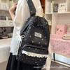 Zaino nuovo zaino femminile versione coreana ins stile letterario piccolo e fresco zaino per studente di scuola media zaino casual di grande capacità