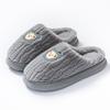 2025 Women's Autumn/Winter Plush Cotton Indoor Slippers - Warm Household Footwear for Couples
