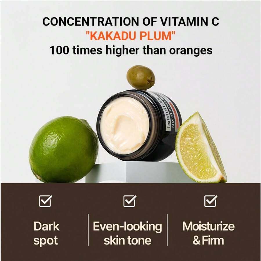 heimish RX Multi Vitamin Dark Spot Cream 50ml- Brightening Cream For Dark Spot & Hyperpigmentation Reduction, Face Moisturizer, Hydrating