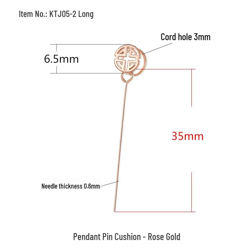 

S925 Sterling Silver Auspicious Jade Buddha Pendant Necklace with DIY Long Pin