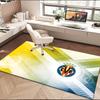 1PC rug Vill-arreal Flames Carpet, Chair Rug,Area Rug for Office Bedroom living rooms bedroom, Doormat decor Christmas fan gifts