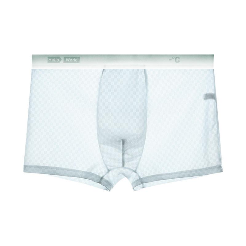 Plus-size Men's Summer Thin Ice Silk Antibacterial Breathable Sports Briefs