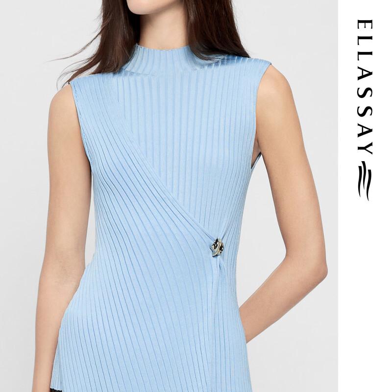 ELLASSAY Cuprammonia Silk Sleeveless Knit Top